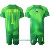 Conjunto (Camiseta+Pantalón Corto) Portero Brasil Alisson Becker 1 Segunda Equipación Mundial 2022 - Niño